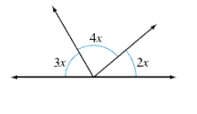 <strong>Find x. </strong> A) 40° B) 23° C) 20° D) 18° E) 9°