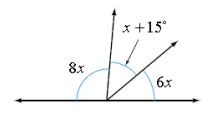 <strong>Find x. </strong> A) 13° B) 14° C) 11° D) 8° E) 29°