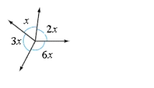 <strong>Find x. </strong> A) 15° B) 10° C) 30° D) 12° E) 8°