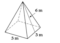 <strong>Find the surface area of the figure. </strong> A) 81 m<sup>2</sup> B) 36 m<sup>2</sup> C) 72 m<sup>2</sup> D) 27 m<sup>2</sup> E) 45 m<sup>2</sup>