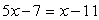 <strong>Is -1 a solution of ?</strong> A) Yes B) No