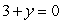 <strong>Solve. </strong> A) -10 B) -3 C) -6 D) 1 E) 3