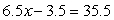 <strong>Solve. </strong> A) 39 B) 3 C) 5.5 D) 32 E) 6