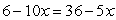 <strong>Solve. </strong> A) -6 B) -13 C) 30 D) 6 E) 15