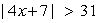 Solve   .