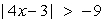 Solve   .
