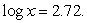 <strong>Solve for x: Round to the nearest hundredth.</strong> A) 3676.47 B) 2720.00 C) 100.06 D) 524.81