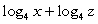 <strong>Write the logarithm in expanded form. </strong> A) B) C) D)