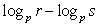 <strong>Write the logarithm in expanded form. </strong> A) B) C) D)