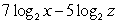 <strong>Write the logarithm in expanded form. </strong> A) B) C) D)