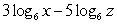 <strong>Write the logarithm in expanded form. </strong> A) B) C) D)
