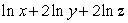 <strong>Write the logarithm in expanded form. </strong> A) B) C) D)