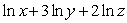 <strong>Write the logarithm in expanded form. </strong> A) B) C) D)