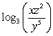 <strong>Write the logarithm in expanded form. </strong> A) B) C) D)
