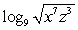 <strong>Write the logarithm in expanded form. </strong> A) B) C) D)