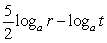 <strong>Write the logarithm in expanded form. </strong> A) B) C) D)