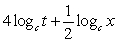 <strong>Write the logarithm in expanded form. </strong> A) B) C) D)