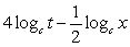 <strong>Write the logarithm in expanded form. </strong> A) B) C) D)