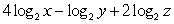 <strong>Express as a single logarithm. </strong> A) B) C) D)