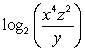 <strong>Express as a single logarithm. </strong> A) B) C) D)