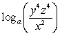 <strong>Express as a single logarithm. </strong> A) B) C) D)
