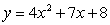 <strong>Find the x-intercepts of the parabola: </strong> A) No x-intercepts B) (-4,0), C) (0,-4), D) (0,-4), E) (4,0),
