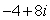 <strong>Find the zeros of the function: </strong> A) -4, -8 B) , C) , D) -4, 8 E) ,