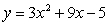 <strong>Use the discriminant to determine the number of x-intercepts of the graph: </strong> A) None B) Two C) One