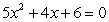 <strong>Write the quadratic equation below in standard form with a positive coefficient of x<sup>2</sup>.  </strong> A)   B)   C)   D)   E)   <div style=padding-top: 35px> 