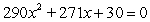 <strong>Write a quadratic equation that has integer coefficients and has solutions   and   .</strong> A)   B)   C)   D)   E) None of the above <div style=padding-top: 35px> 