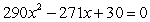 <strong>Write a quadratic equation that has integer coefficients and has solutions   and   .</strong> A)   B)   C)   D)   E) None of the above <div style=padding-top: 35px> 