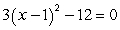 <strong>Solve by taking square roots:  </strong> A) -5, 7 B) 3 C) 1 D) -1, 3 E) -3, 5 <div style=padding-top: 35px> 