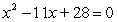 <strong>Solve by using the quadratic formula:  </strong> A)   B) 7, 4 C) -7, 4 D)   E) -7, -4 <div style=padding-top: 35px> 