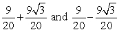 <strong>Solve by using the quadratic formula:  </strong> A)   B)   C)   D)   E) None of the above <div style=padding-top: 35px> 