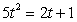 <strong>Solve the equation below by using the quadratic formula. Approximate the solutions to the nearest thousandth.  </strong> A) -0.290 and 0.200 B) 0.690 and -0.290 C) 0.690 and 0.690 D) 0.690 and 0.200 E) -0.290 and -0.290 <div style=padding-top: 35px> 