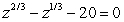 <strong>Solve the following equation:  </strong> A) -5, 4 B) -25, 16 C) 25, -16 D) 125, -64 E) None of the above <div style=padding-top: 35px> 