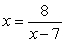 <strong>Solve the following equation:  </strong> A) 8, 1 B) 8, -1 C) -8, 1 D) -8 , 0 E) -8 -1 <div style=padding-top: 35px> 