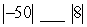 <strong>Place the correct symbol, < or >, between the two numbers. </strong> A) B)