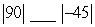 <strong>Place the correct symbol, < or >, between the two numbers. </strong> A) B)