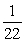 <strong>Divide: </strong> A) B) 22 C) -22 D) E) -168