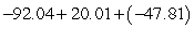 Add the following numbers.  