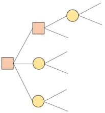 The following decision tree has how many state-of-nature nodes?  
