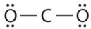 <strong>Which of the following is the Lewis structure of CO<sub>2</sub>?</strong> A) B) C) D) E)