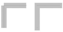The endpoints of two straight segments are united in what kind of anchor point?