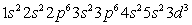 <strong>Which of the following is the correct electronic configuration for an Mn atom with 25 electrons?</strong> A)   B)   C)   D)   E)   <div style=padding-top: 35px> 