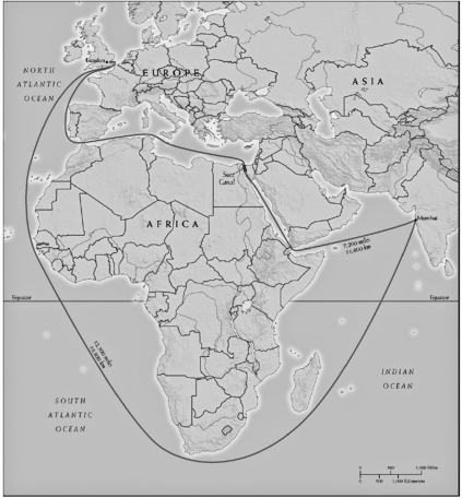 <strong>Questions refer to the images below. The Suez Canal (1882) Trade routes between Europe from Asia The construction of the Suez Canal took place in the context of which of the following?</strong> A) Muhammad Ali's state-sponsored capitalism B) The Meiji Era C) The rise of joint-stock companies D) The Industrial Revolution