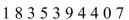 <strong>A series of random digits is used to simulate the correct answers in a simulated multiple-choice quiz. Given that the following ten numbers were picked, how many questions had a correct answer of either A Or E? </strong> A) 2 B) 3 C) 4 D) 5