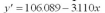 <strong>What is the equation for the regression line if ?</strong> A) B) C) D)