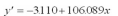 <strong>What is the equation for the regression line if ?</strong> A) B) C) D)