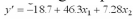 <strong>A multiple regression line was calculated in which was a student's grade point average and was a student's age.The multiple regression line was calculated as .If a student has a grade Point average of 5.9 and is 20 years old, what is the predicted value of ?</strong> A)387.2 B)400.1 C)421.6 D)615.5